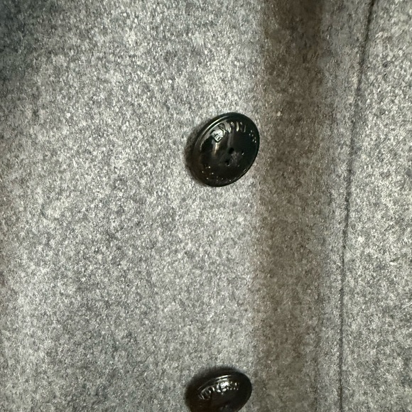Express Gray Women's Peacoat - Picture 4 of 5